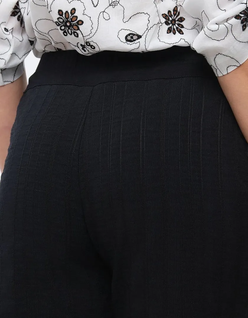 Discount Pantacourt coton noir Pantacourts|Pantalons