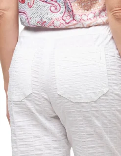 Fashion Pantacourt droit blanc Pantacourts