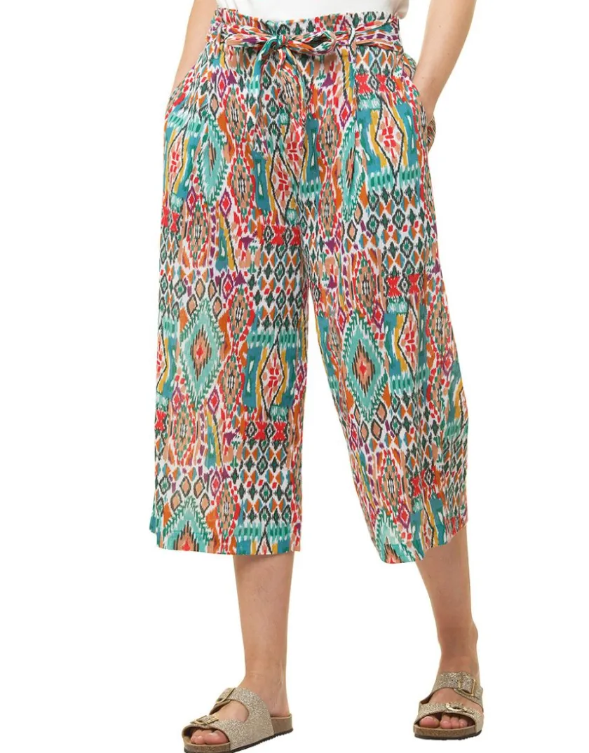Fashion Pantacourt imprimé fluide Pantacourts