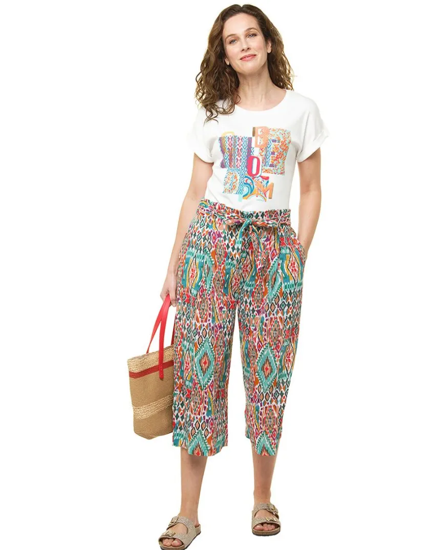 Fashion Pantacourt imprimé fluide Pantacourts