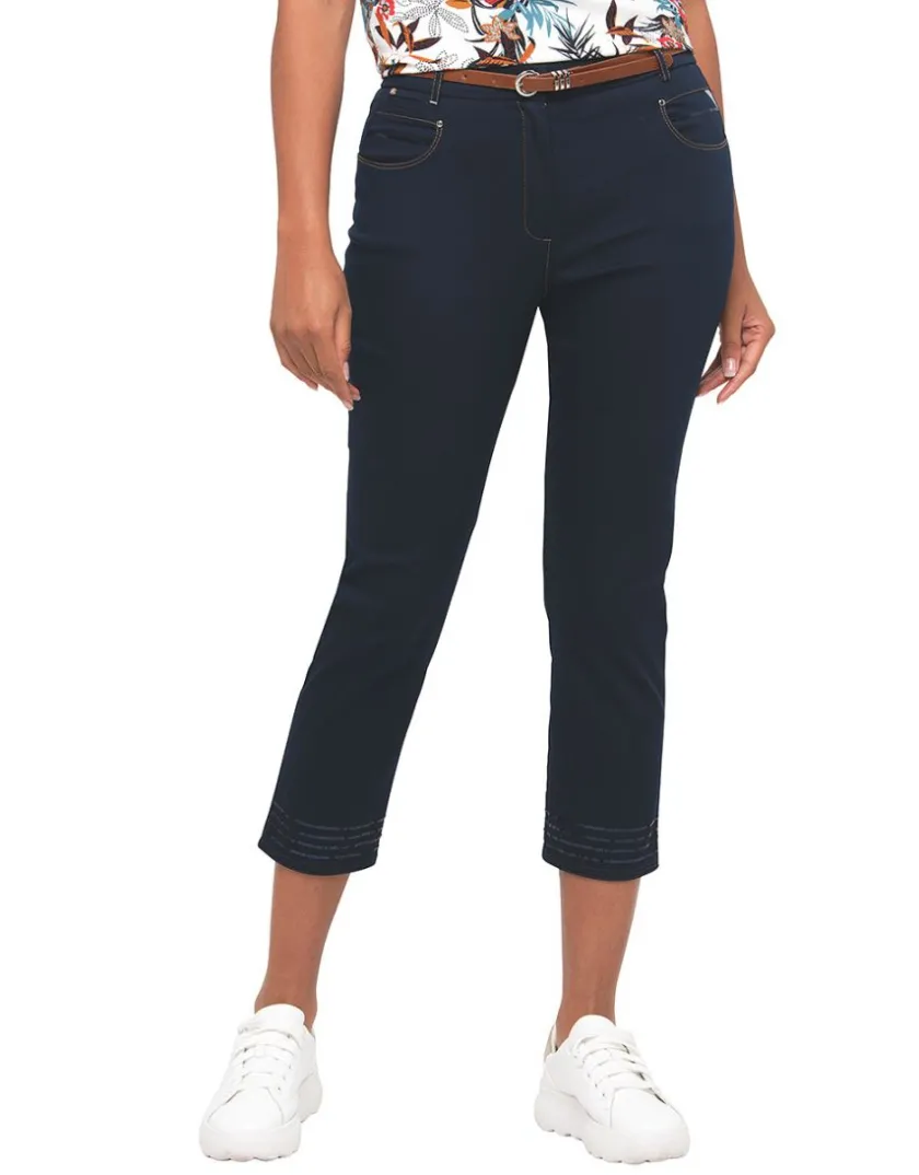Online Pantacourt jean bleu Pantacourts|Jeans