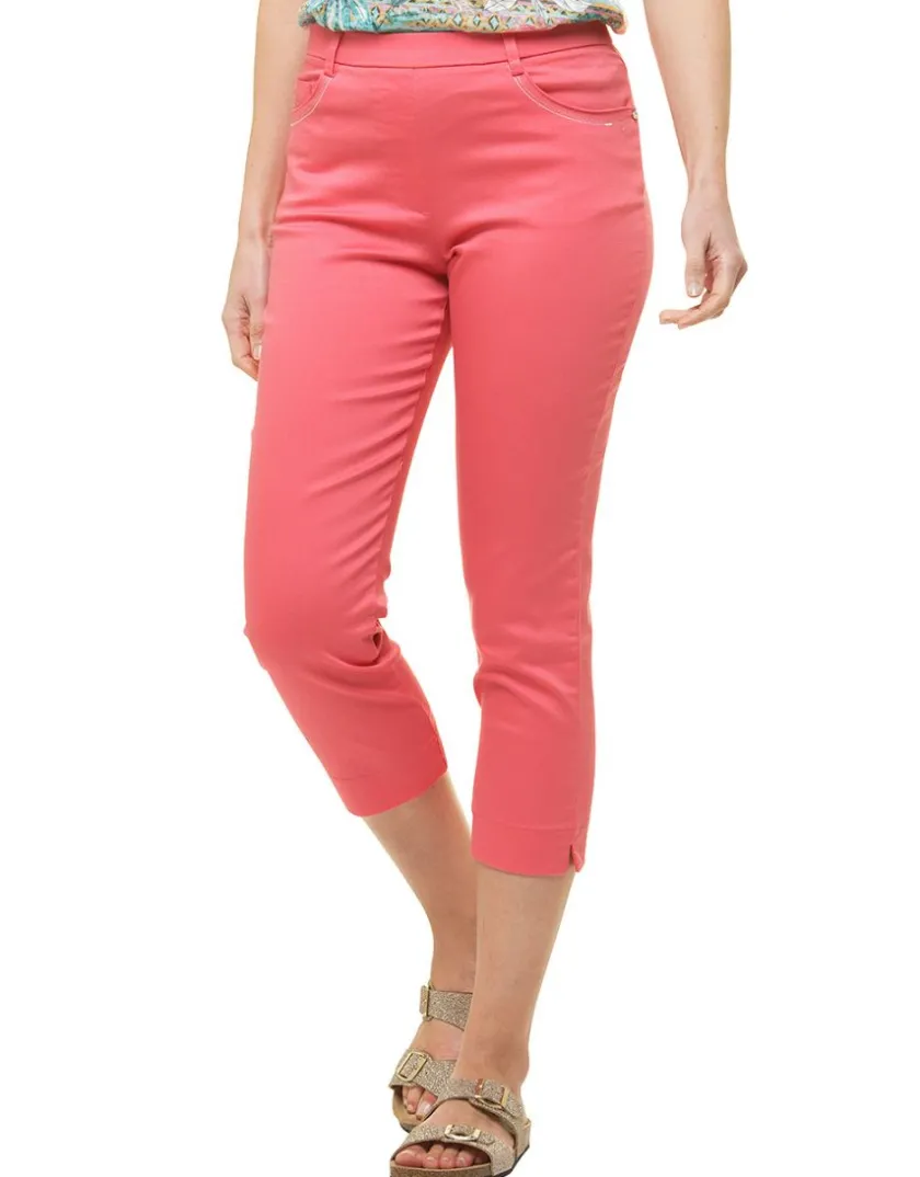 Sale Pantacourt jegging corail Pantacourts