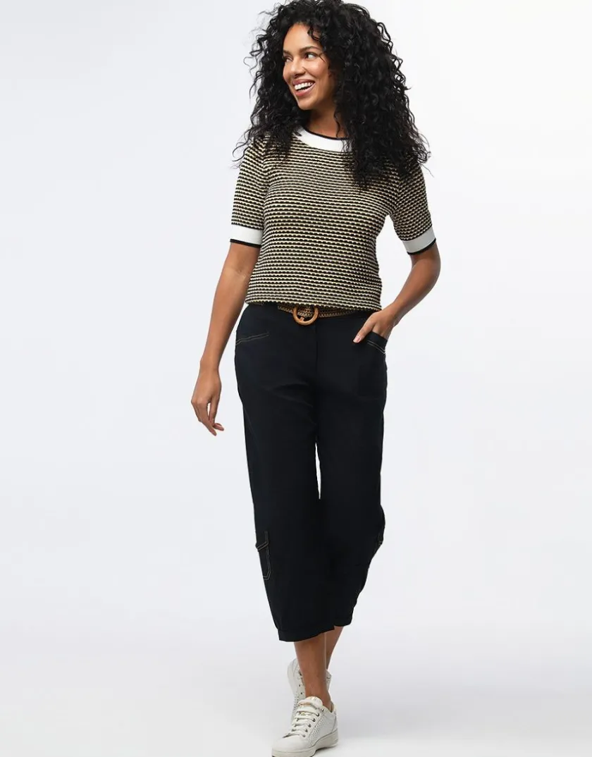 New Pantacourt large noir Pantacourts|Pantalons