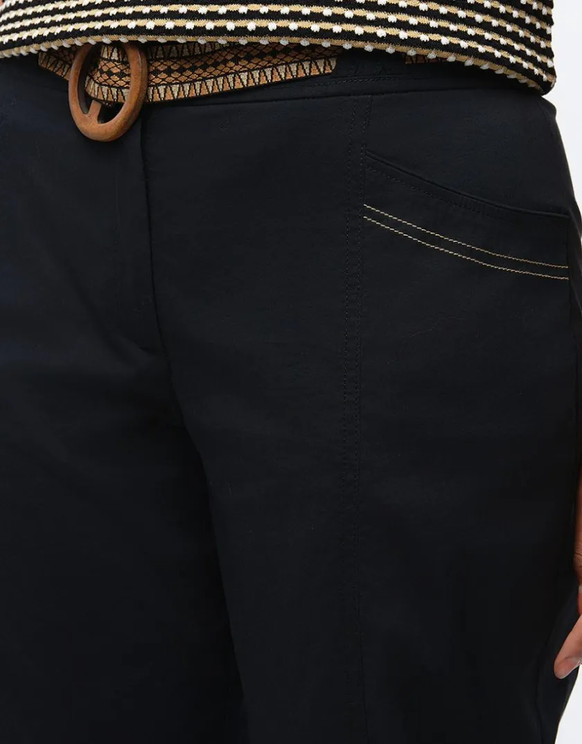New Pantacourt large noir Pantacourts|Pantalons