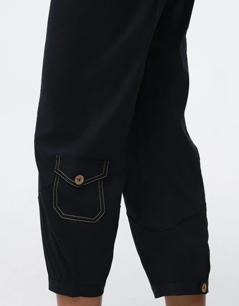 New Pantacourt large noir Pantacourts|Pantalons