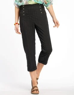 Discount Pantacourt noir léger Pantacourts|Pantalons