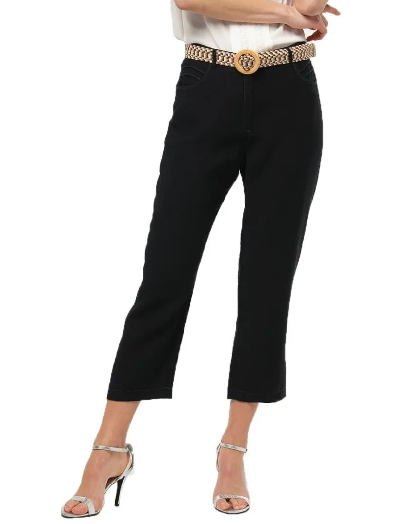 Fashion Pantacourt noir léger Pantacourts|Pantalons