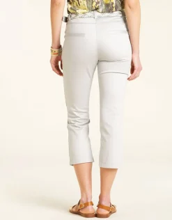 Outlet Pantacourt stretch gris Pantacourts|Pantalons