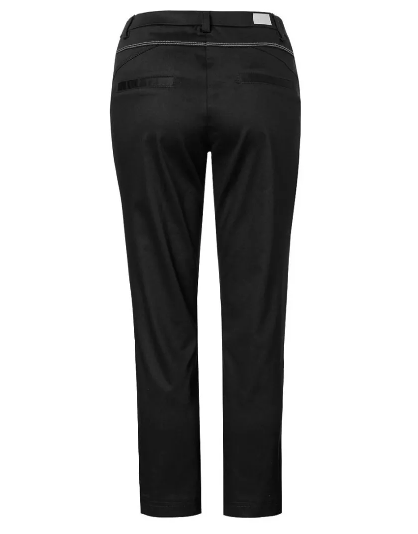 Online Pantacourt stretch noir Pantacourts