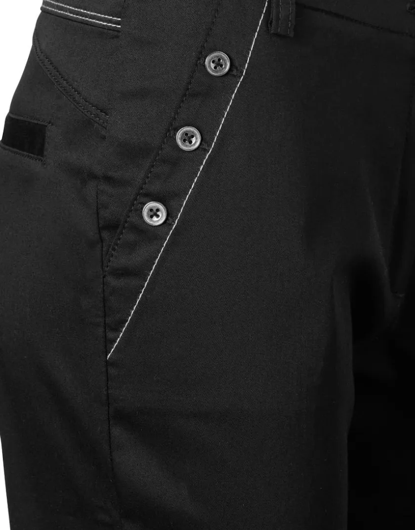 Online Pantacourt stretch noir Pantacourts