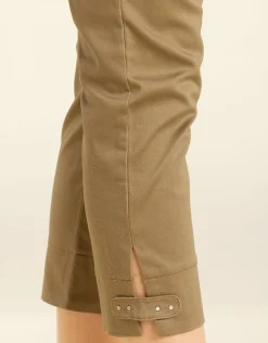 Hot Pantacourt taupe coton Pantacourts