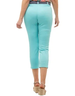 Online Pantacourt vert jade Pantacourts