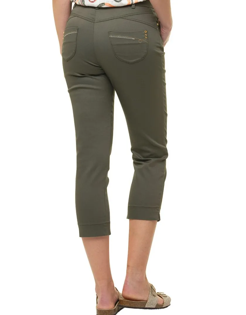 New Pantacourt vert kaki Pantacourts
