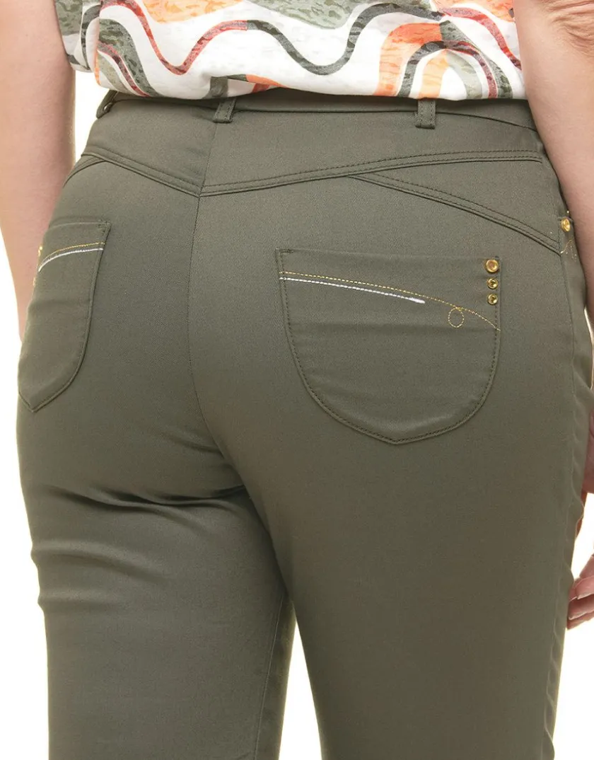 New Pantacourt vert kaki Pantacourts