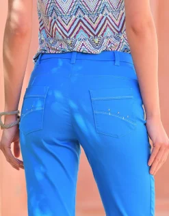 Fashion Pantacourt ville bleu Pantacourts