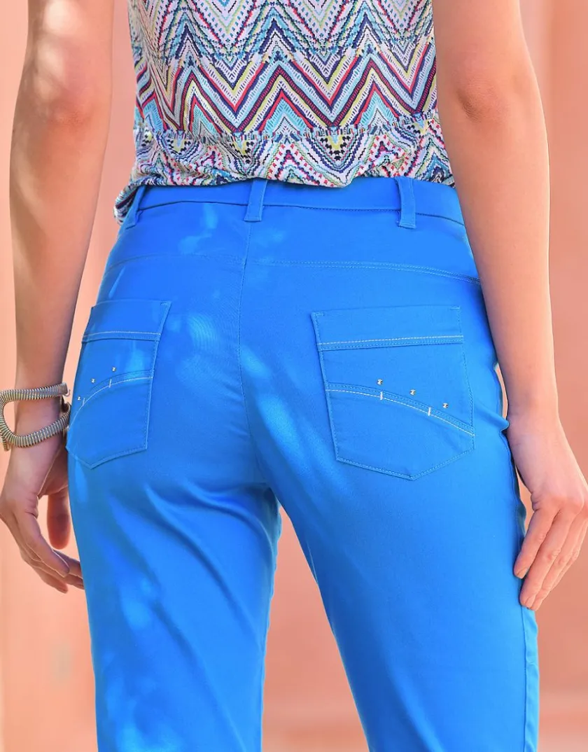 Fashion Pantacourt ville bleu Pantacourts