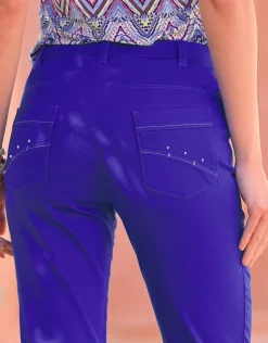 Discount Pantacourt ville violet Pantacourts