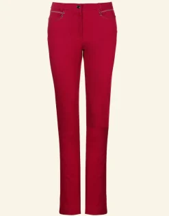 Clearance Pantalon 5 poches rouge Ajustés|Pantalons