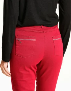 Clearance Pantalon 5 poches rouge Ajustés|Pantalons