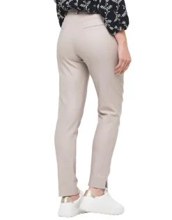 Outlet Pantalon beige imprimé Ajustés|Pantalons