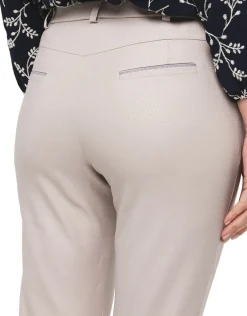 Outlet Pantalon beige imprimé Ajustés|Pantalons