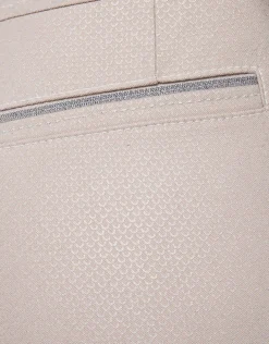 Outlet Pantalon beige imprimé Ajustés|Pantalons