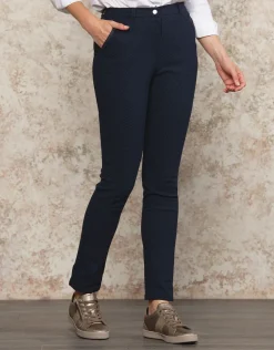 Clearance Pantalon bleu fantaisie Ajustés|Pantalons