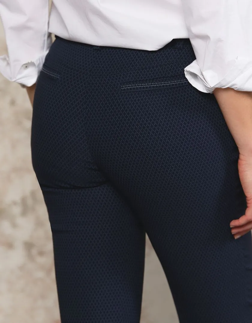 Clearance Pantalon bleu fantaisie Ajustés|Pantalons