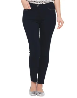 Best Pantalon bleu marine 7/8e Slims|Pantalons