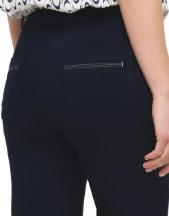 Best Pantalon bleu marine 7/8e Slims|Pantalons