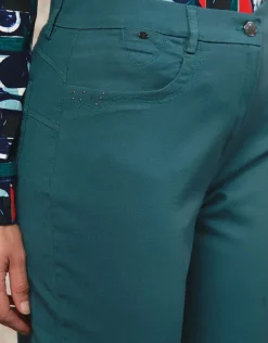 New Pantalon bleu 7/8ème Ajustés|Pantalons