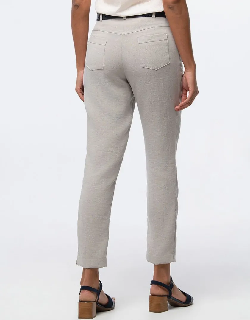 Outlet Pantalon chic beige Droits|Pantalons