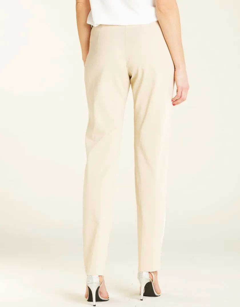 Sale Pantalon chic beige Droits|Pantalons