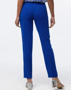 Hot Pantalon chic bleu Droits|Pantalons