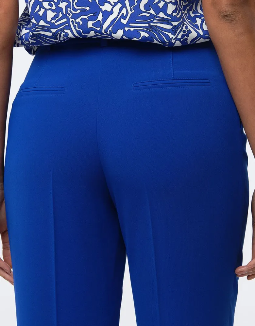 Hot Pantalon chic bleu Droits|Pantalons