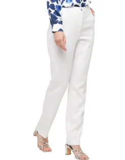 Best Pantalon chic écru Droits|Pantalons