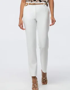 Clearance Pantalon chic écru Droits|Pantalons