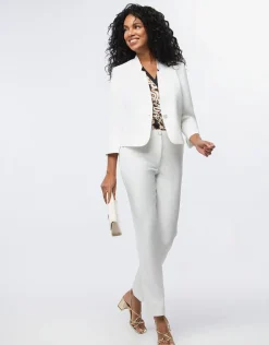 Clearance Pantalon chic écru Droits|Pantalons