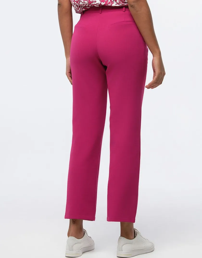 Fashion Pantalon chic framboise Droits|Pantalons