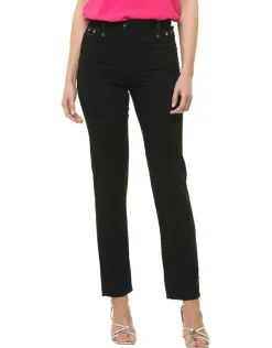 Discount Pantalon chic noir Droits|Pantalons