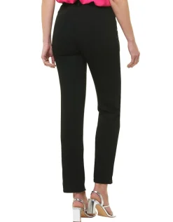 Discount Pantalon chic noir Droits|Pantalons