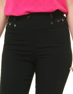 Discount Pantalon chic noir Droits|Pantalons