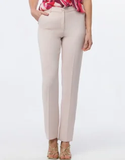 Online Pantalon chic rose clair Droits|Pantalons