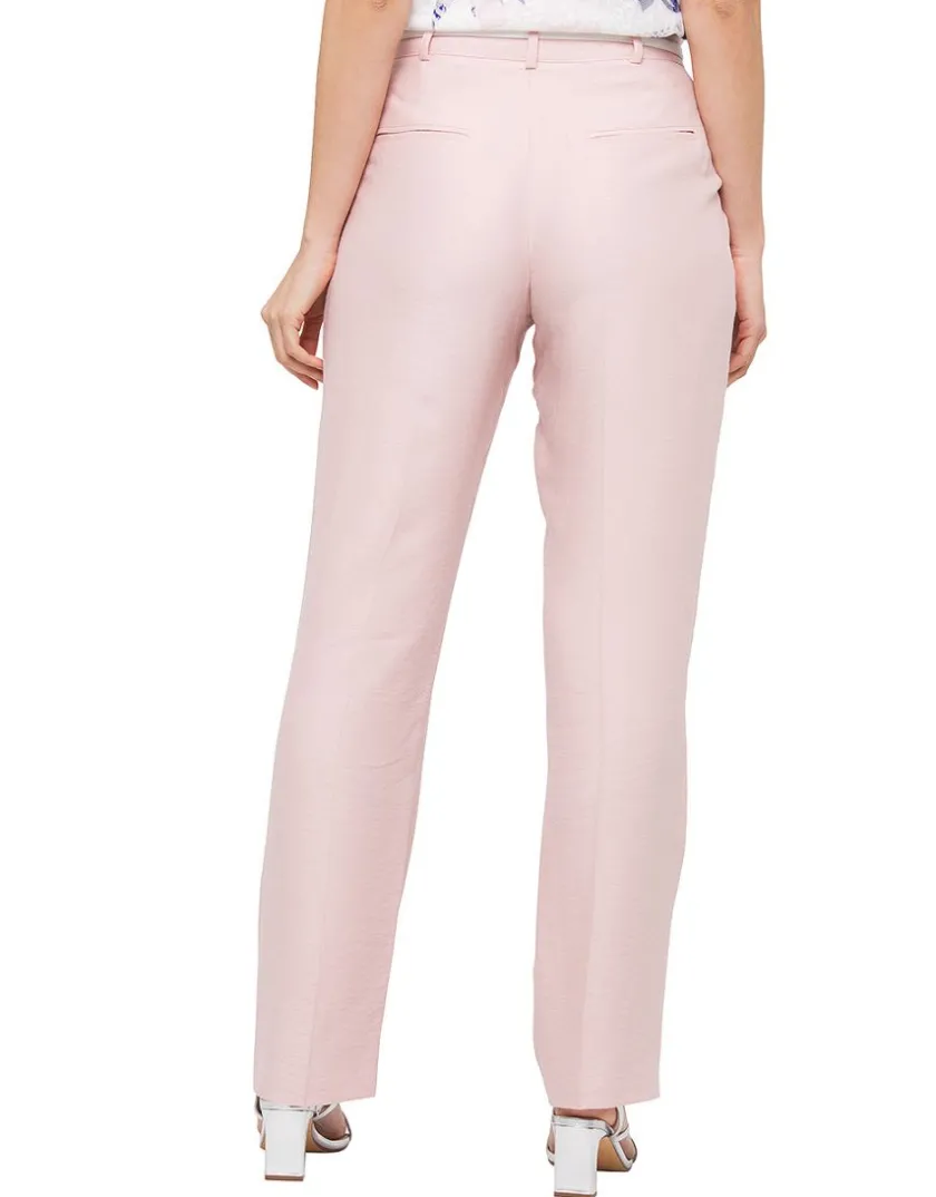 Hot Pantalon chic rose clair Droits|Pantalons
