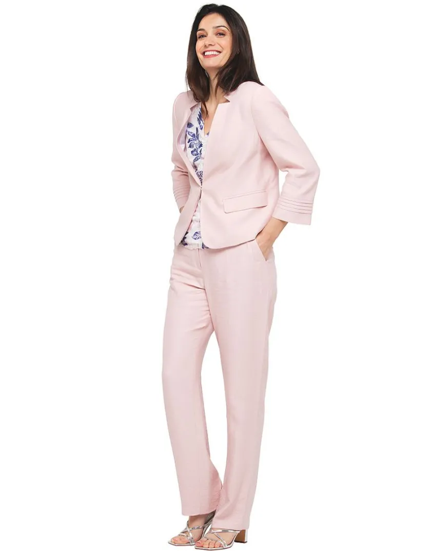 Hot Pantalon chic rose clair Droits|Pantalons