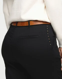 New Pantalon chino noir Pantalons|Ajustés
