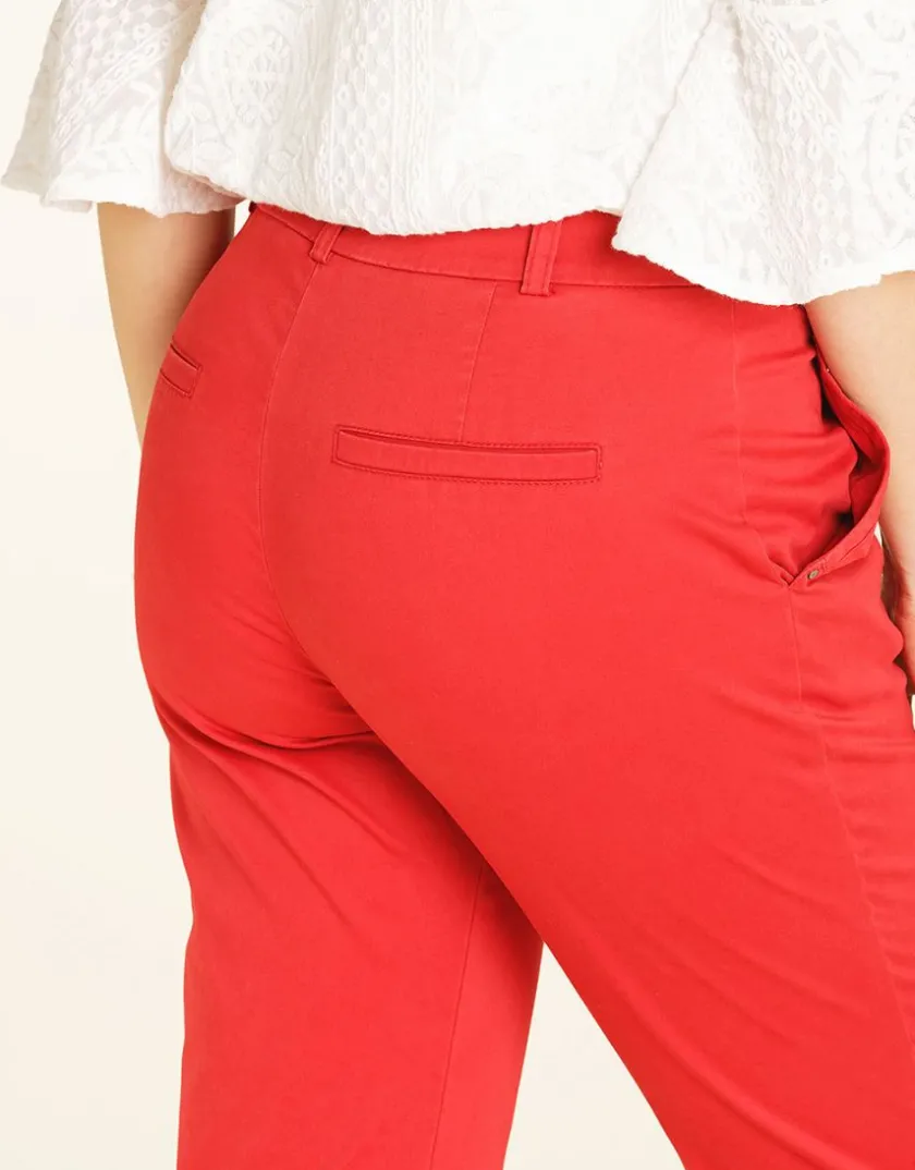 New Pantalon chino stretch Droits