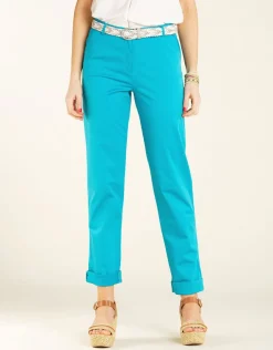 Sale Pantalon chino stretch Droits|Pantalons