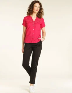 Sale Pantalon chino stretch Droits|Pantalons
