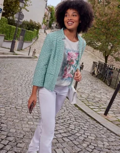 Outlet Pantalon coton blanc Ajustés|Pantalons